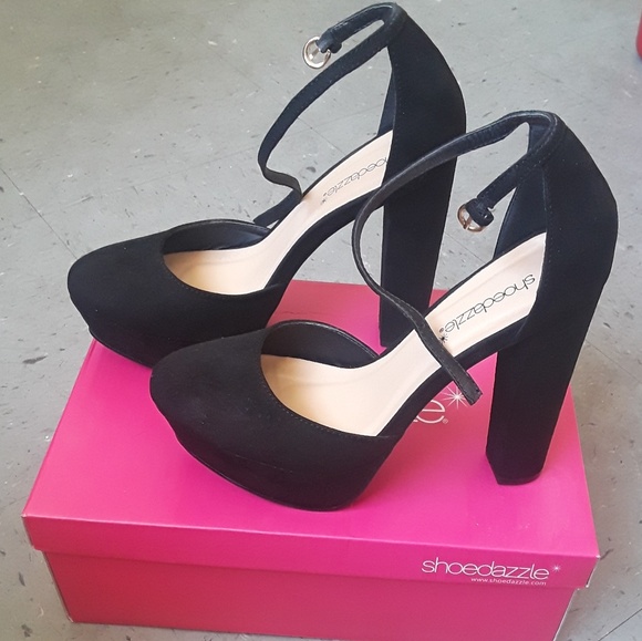 Shoe Dazzle Shoes - NWT | Chunky Heels | Suede